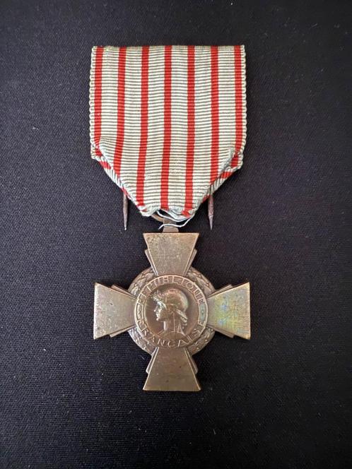 Croix de la Valeur Militaire, Verzamelen, Militaria | Algemeen, Landmacht, Lintje, Medaille of Wings, Overige gebieden, Ophalen of Verzenden