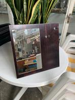 Spiegel leuke palissanderhouten wandspiegeltje, Huis en Inrichting, Woonaccessoires | Spiegels, Ophalen of Verzenden, Zo goed als nieuw