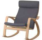 Poang Schommelstoel Ikea, Huis en Inrichting, Fauteuils, Ophalen, Hout, Zo goed als nieuw, 50 tot 75 cm