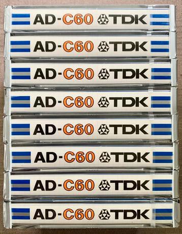 NOS TDK AD-C60 1979 folie NIEUW cassettebandjes JAPAN AD C60 beschikbaar voor biedingen