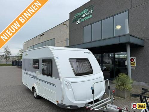 Knaus Sport 420 QD VOORTENT+FIETSENDRAGER, Caravans en Kamperen, Caravans, Bedrijf, tot en met 4, 750 - 1000 kg, Treinzit, Knaus