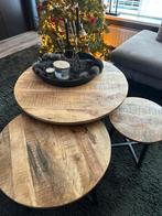 Houten Salontafel Set van 3, Huis en Inrichting, Tafels | Salontafels, Ophalen