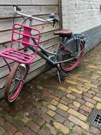 Meisjesfiets - grijs met roze, Fietsen en Brommers, Gebruikt, Versnellingen, 50 tot 53 cm, Ophalen