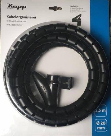 Kabel organisator merk. KOPP 250 cm x diameter van 20 mm. De beschikbaar voor biedingen