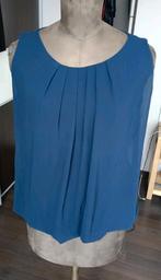 Mooie donkerblauwe top, mouwloos, xxl (46), als nieuw., Blauw, Maat 46/48 (XL) of groter, Ophalen of Verzenden, Zo goed als nieuw