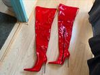 NIEUWE rode overknee laarzen 38, Kleding | Dames, Schoenen, Ophalen of Verzenden, Nieuw, Rood, Hoge laarzen