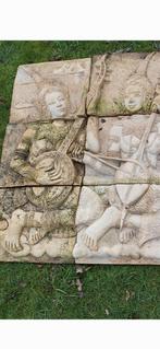 Zeer grote wanddecoratie zandsteen? .DALEN,DRENTHE, Huis en Inrichting, Stoffering | Behang, Ophalen, Minder dan 10 m², Wit, Azie stijl Bali stijl