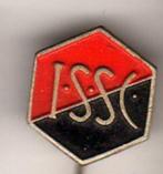 Speldje ISSC VOETBAL (A7)  KIJK OOK EENS NAAR MIJN MEER DAN, Verzamelen, Speldjes, Pins en Buttons, Verzenden, Gebruikt, Overige onderwerpen