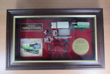 1:54 Matchbox MOY YY908 Yorkshire Steam Wagon framed display