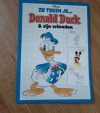 Zo teken je Donald duck en zijn vrienden disney, Verzamelen, Stripfiguren, Ophalen of Verzenden, Zo goed als nieuw