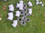 pvc 125mm bochten, t-stukken, Doe-het-zelf en Verbouw, Buizen en Afvoer, Ophalen, Bochten, Pvc, Nieuw