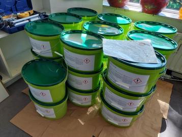 latex muurverf mat wit - 10 kilo/liter  buitenkansje   beschikbaar voor biedingen