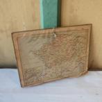 Kaart Frankrijk PTT Post 1953 origineel 29 cm x 21,5 cm, Ophalen of Verzenden