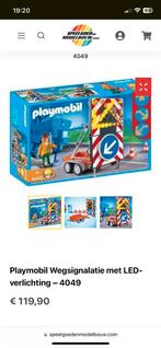 Playmobil 4049 pijlwagen.RijdendeWegafzetting. Nieuw in doos, Kinderen en Baby's, Speelgoed | Playmobil, Ophalen of Verzenden