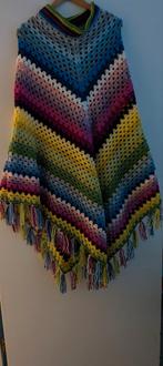 Handgemaakte Gehaakte Poncho, Ophalen of Verzenden