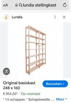 Lundia original basiskast/stellingkast/boekenkast, Gebruikt, Ophalen