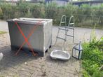 Zwembad trap, badje, buitenlicht gratis, krat is weg, Tuin en Terras, Ophalen, Gebruikt