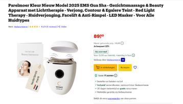 Gezichtsmassage & Beauty Apparaat met Lichttherapie beschikbaar voor biedingen