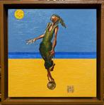 "Meisje op het bal. Zeemeermin" Een origineel schilderij, Antiek en Kunst, Kunst | Schilderijen | Modern, Verzenden