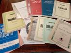 Diverse bladmuziek voor Zang, Ophalen of Verzenden, Gebruikt, Overige soorten, Zang