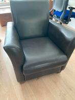Mooie fauteuil bruin, Ophalen, Zo goed als nieuw, Leer, 75 tot 100 cm