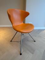 6 Moderne Eetkamerstoelen, Huis en Inrichting, Ophalen, Kunststof, Gebruikt, Bruin