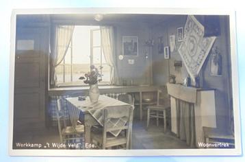 fotokaart Werkkamp 't WIJDEVELD, Ede, interieur woonvertrek  beschikbaar voor biedingen
