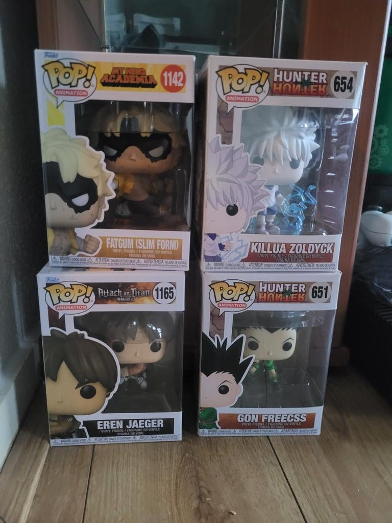 Anime Funko Pops - Attack on Titan, Hunter x Hunter, MHA, Verzamelen, Poppetjes en Figuurtjes, Ophalen of Verzenden, Zo goed als nieuw