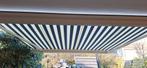 Knikarmscherm zonnescherm 4m breed 3m uitval elektrisch, Ophalen, Gebruikt, Elektrisch, 150 tot 300 cm