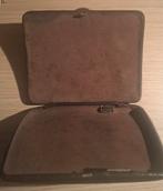 Vintage leren sigarenkoker, Ophalen of Verzenden