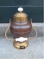 Originele koperen doofpot 37 cm hoog koper messing porselein, Ophalen of Verzenden, Koper