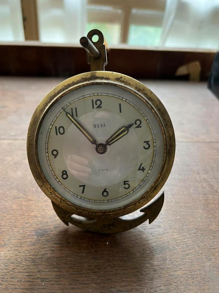 Wuba scheepsklok, Witgoed en Apparatuur, Wekkers, Gebruikt, Ophalen of Verzenden