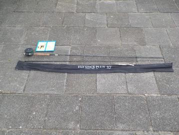 Vlieghengel, Pegley Davies, Flystick Plus, 10', 1980-(#8605) beschikbaar voor biedingen