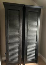 4 stuks kast met louvre deuren zo goed als nieuw, Huis en Inrichting, Woonaccessoires | Kamerschermen, Ophalen, Zo goed als nieuw