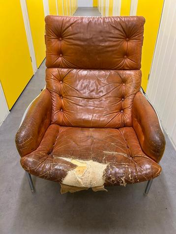 Martin Visser Nagoya Fauteuil - Leer & Metaal beschikbaar voor biedingen