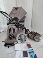Bugaboo Donkey 5 Duo of Tweeling kinderwagen taupe kleur, Kinderen en Baby's, Kinderwagens en Combinaties, Ophalen, Bugaboo, Zo goed als nieuw