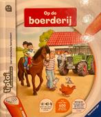Tiptoi Op de Boerderij - Interactief Leerboek in nieuwstaat, Ophalen of Verzenden, Zo goed als nieuw, Taal en Lezen, Met geluid