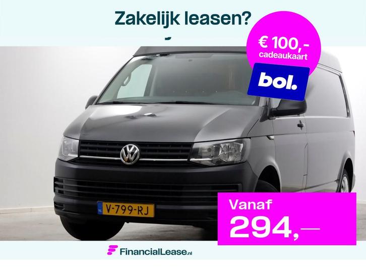 Volkswagen Transporter T6 2.0 TDI 102pk L2H2 Airco/Navi/Acht, Auto's, Bestelauto's, Bedrijf, Lease, Financial lease, ABS, Airbags