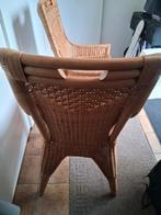 3 rotanstoelen, Huis en Inrichting, Stoelen, Ophalen, Zo goed als nieuw, Bruin, Twee