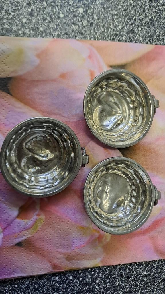 Vintage mini puddingvormen set van 3, Antiek en Kunst, Ophalen of Verzenden