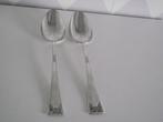 2 st vintage Art deco opscheplepels 25,5 cm slacouvert 1950, Ophalen of Verzenden