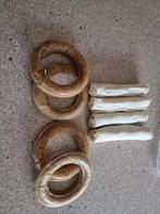 4 kauwstafen en 4 kauwringen, Dieren en Toebehoren, Ophalen of Verzenden, Hond