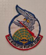 USAF embleem interceptor weapons school, Ophalen of Verzenden, Landmacht, Nederland, Embleem of Badge