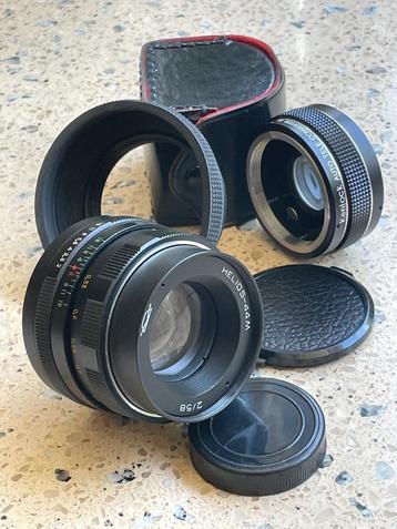 Helios 44M (KMZ) setje 2/58 (Zeiss Biotar copy) made in USSR beschikbaar voor biedingen