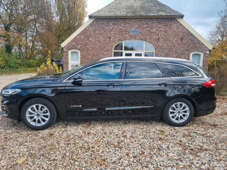 Ford Mondeo 2.0 IVCT HEV Titanium 187pk 2019 Zwart, Auto's, Ford, Particulier, Mondeo, ABS, Achteruitrijcamera, Adaptieve lichten