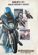 Brochure Folder Dunlop banden k 181, Motoren, Ophalen, Overige merken