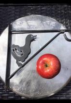 Zwart metalen ophanghaak voor een jangplant / hanging basket, Tuin en Terras, Tuinwanddecoratie, Ophalen of Verzenden