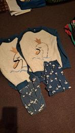 Twee pyama Hema 146 zacht zwaan, Nacht- of Onderkleding, Gebruikt, Meisje, Ophalen of Verzenden