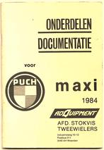 Puch Maxi 1984 onderdelenboek (6181z) bromfiets, Ophalen of Verzenden, Zo goed als nieuw