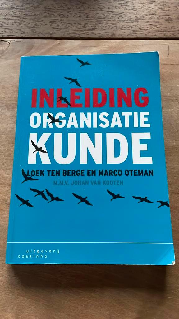 Loek ten Berge - Inleiding organisatiekunde, Boeken, Wetenschap, Zo goed als nieuw, Ophalen of Verzenden
